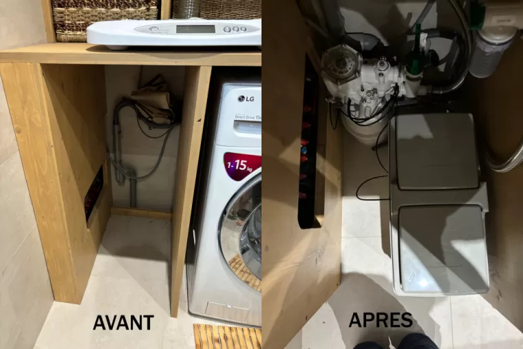 installation d'un adoucisseur sans électricité nord gironde , Saint-Jean-d'Angély, Flexi Brico