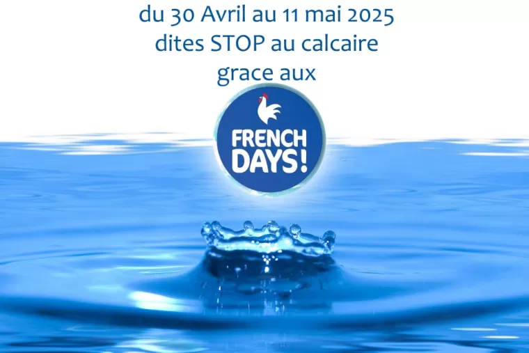 frenchs-days adoucisseur d'eau sans électricité du 30avril au 11 mai 2025, Saint-Jean-d'Angély, Flexi Brico