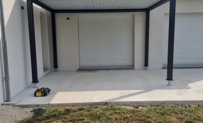pergola bioclimatique automatisé avec éclairage led